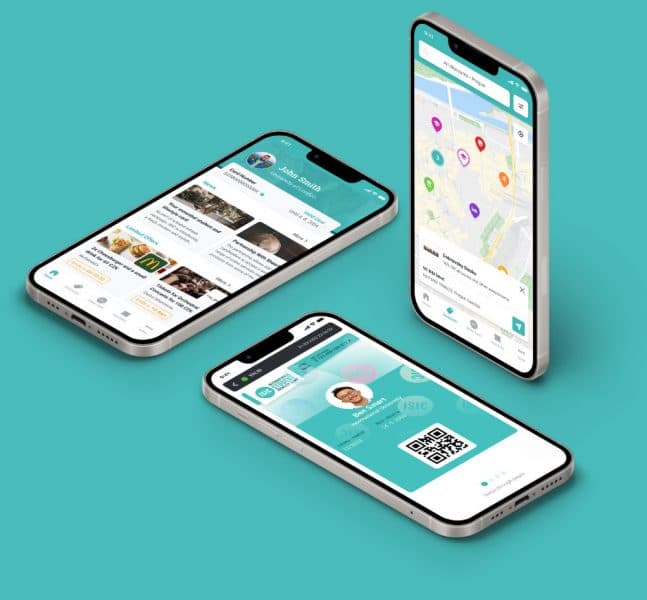 Додаток ISIC на екрані смартфона